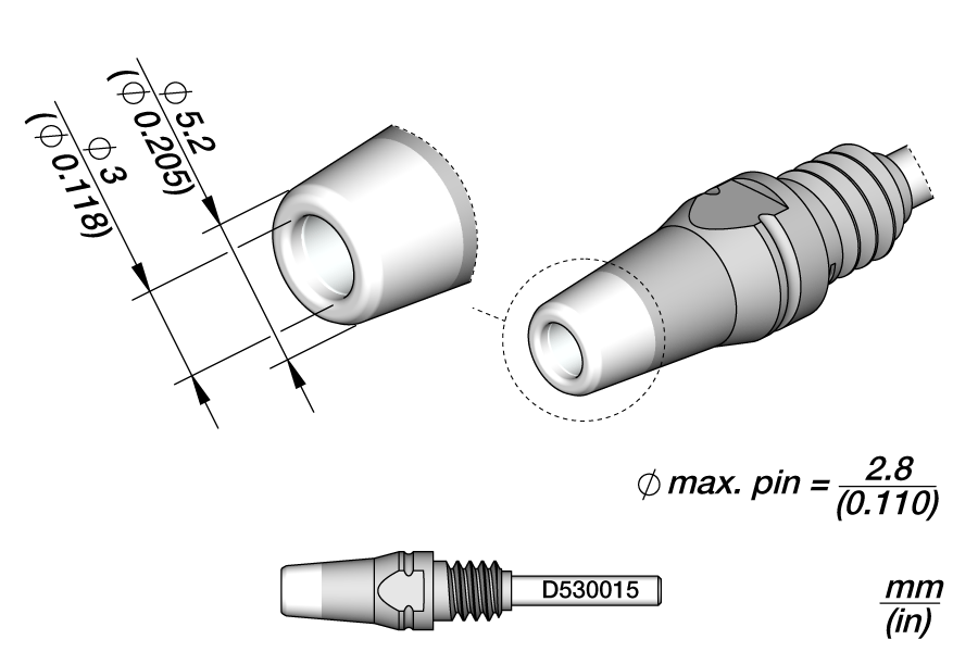 D530015 - Through-hole Desoldering Ø 3 S1